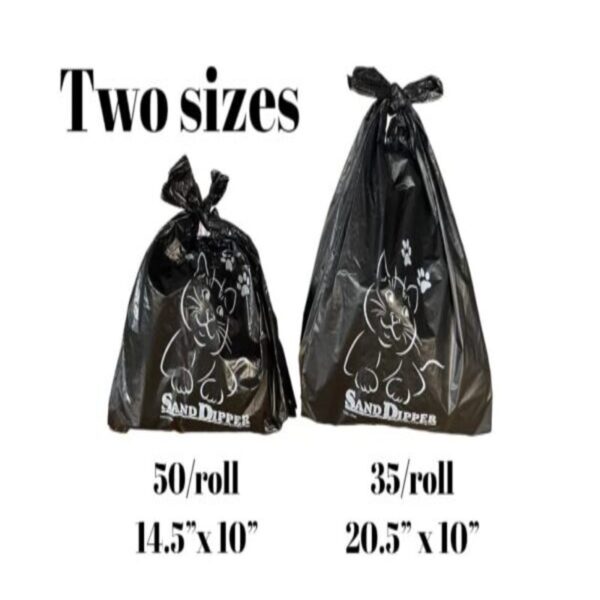 51QUUe-YXHL-3-600x371 Sand Dipper Cat Litter Waste Bags | Strong Thick Odor Sealing (Medium 50 Roll)
