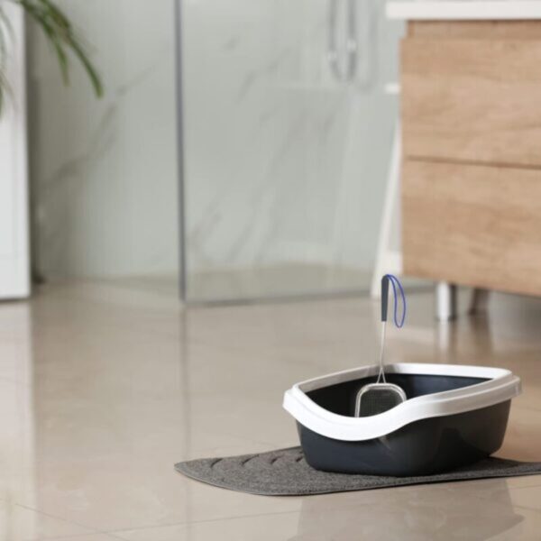 61F92vCuhL-600x600 Sand Dipper Metal Cat Litter Scoop – Long Handle Cat Poop Scooper for Litter Box (15”), Heavy-Duty Stainless Steel Kitty Litter Scoop (Scoop)