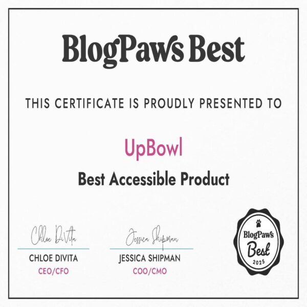 716CYQo4LL (1) UpBowl™ Kit - Pole and 2 Bowls – No-Bend Bowl Lifter | Effortlessly Lift, Fill & Place Your Pet’s Bowl Without Bending