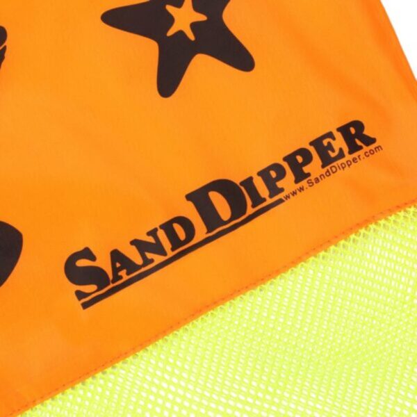 91fFJhFWEJL-600x600 Sand Dipper Expandable Mesh Tote Bag | Cute Clownfish nylon bag (Orange clownfish)