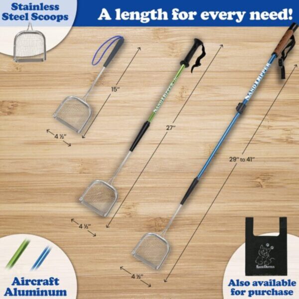 A1z8S6LJxtL-2-600x600 Sand Dipper Metal Cat Litter Scoop – Long Handle Cat Poop Scooper for Litter Box (41”), Heavy-Duty Stainless Steel Kitty Litter Scoop (Mid-Adjustable)